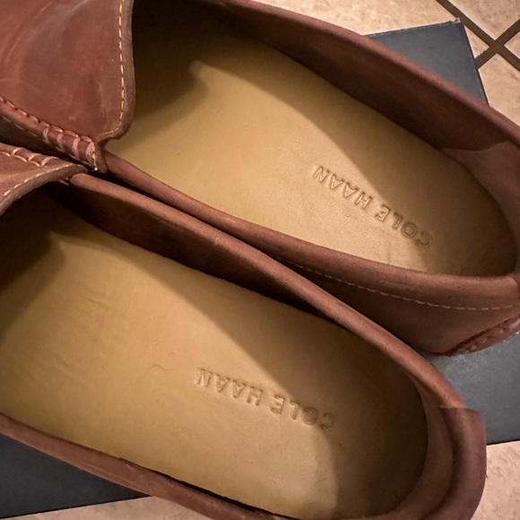 Cole Haan leather drivers (tan) 9M - Picture 3 of 6